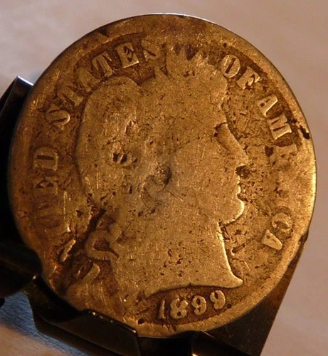 1899-P Barber Dime 10c Coin ~ 90% Silver