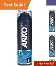 Cool Shaving Gel 200ml - Unscented Anti-Irritation Formula for Sensitive Skin 19.95 per litre