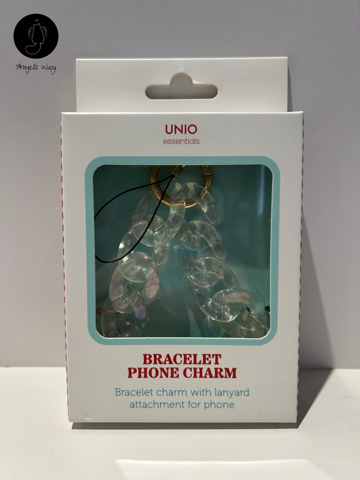 Bracelet Phone Charm Strap with Lanyard Attachment for Phone