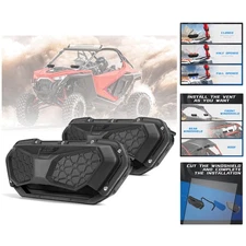 Universal UTV Windshield Vents - Durable Polycarbonate Kit for Ultimate Comfort