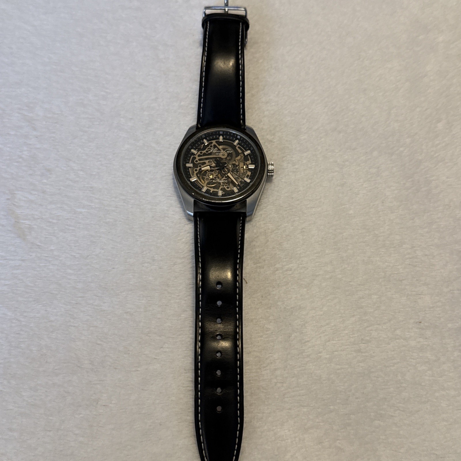 Kenneth Cole Skeleton Automatic Watch - Transpare… - image 2