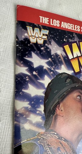 WWF Wrestlemania VII Hulk Hogan VS Sgt Slaughter LA Arena Souvenir Magazine '91 - Picture 8 of 15