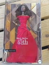 BARBIE SIGNATURE BLACK BARBIE 45TH ANNIVERSARY DOLL  **NEW**