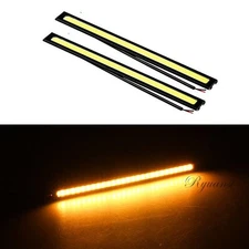 2x 12V Waterproof DRL LED Strip Light Bar Camping Caravan Boat Car COB Red White