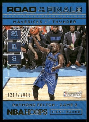 Raymond Felton - 2016-17 Panini NBA Hoops - Road to the Finals Numbered /2016