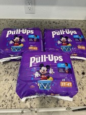 88- Huggies Pull UPS Training Pants Boys Size 3T-4T 32-40lbs. New