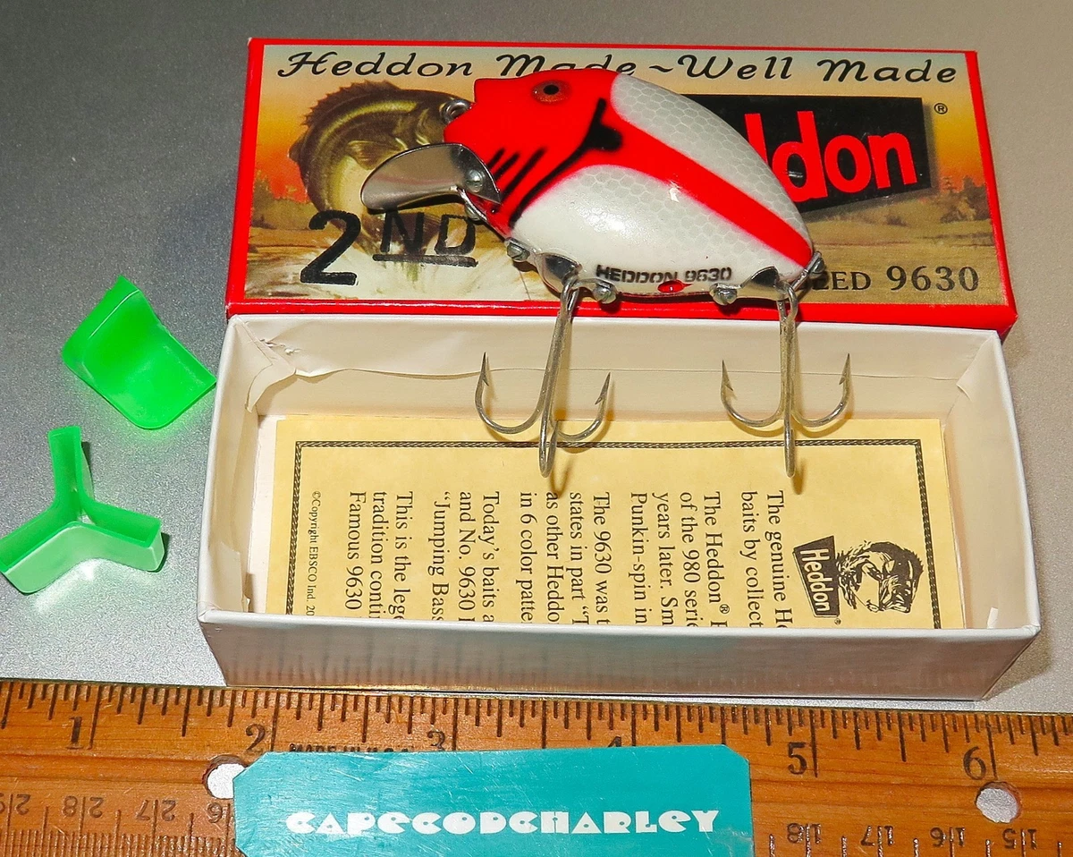 Heddon Plastic Vintage Fishing Lures Box Insert Included | eBay