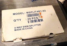 Lot of Direct TV abp Cabletronix SWM 8 3 & 2 Way Splitters 15 pc LOT