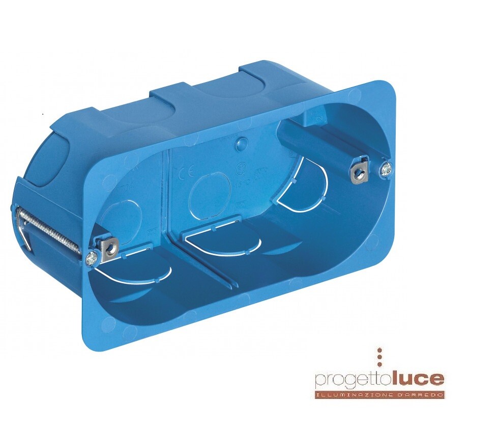 VIMAR SCATOLA INCASSO 4 MODULI PER CARTONGESSO COLORE AZZURRO V71704