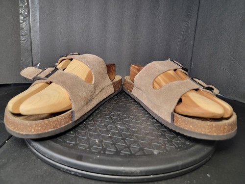 Vintage Mens Woodstock Leather Sandals Tan Size 11 - Picture 4 of 7