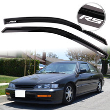 Fit For 94-97 Honda Accord Coupe Window Visor Wind Shade Guard W Rs