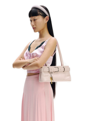 OSOI SHOULDER BROCLE MINI [STONE DUSTY PINK] 100% Authentic