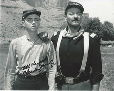 CLAUDE JARMAN JR. SIGNED AUTHENTIC 'RIO GRANDE' 8X10 PHOTO C w/COA JOHN WAYNE