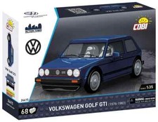 1:35 Klemmbausteinmodell VW Golf GTI 1976-1983 blau 64 Bausteine COBI 24615 OVP