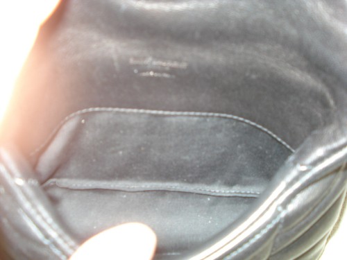 100% AUTHENTIC NEW WOMEN YVES SAINT LAURENT LOU PUFFER POUCH CLUTCH QUILTED BAG - Picture 16 of 16
