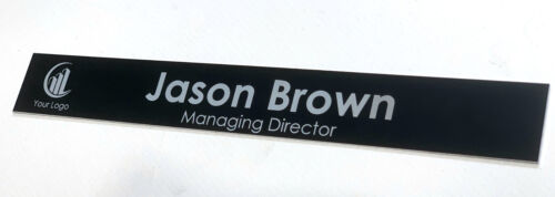 NAME ROOM DOOR SIGN PLAQUE ENGRAVED DOCTORS SURGERY OFFICE METAL ADD METAL SLOT - Picture 29 of 34