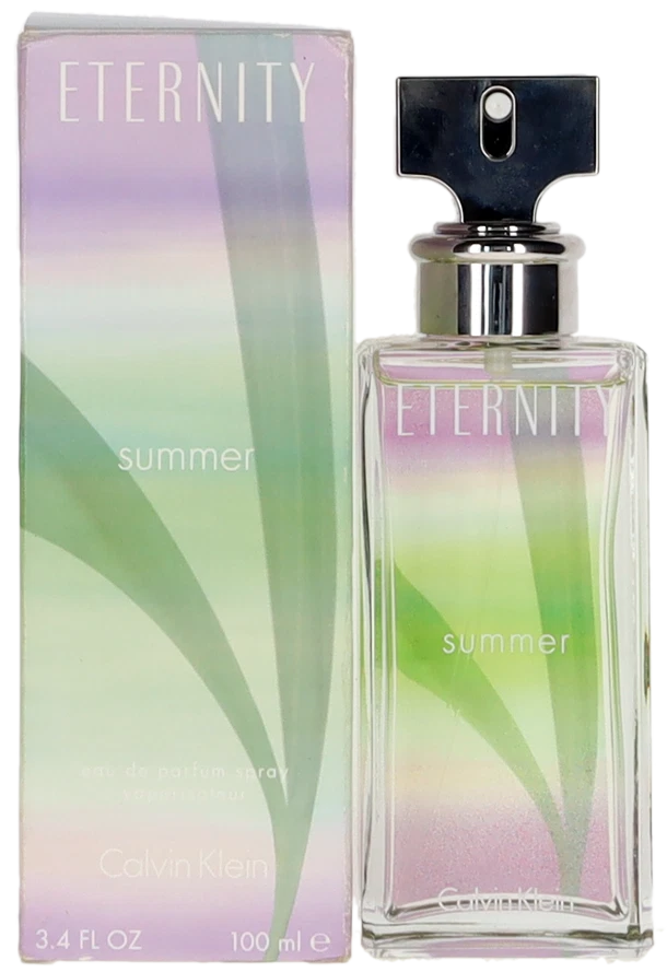 Eternity Summer By Calvin Klein For Women EDP Spray Perfume 3.4oz Shopworn New