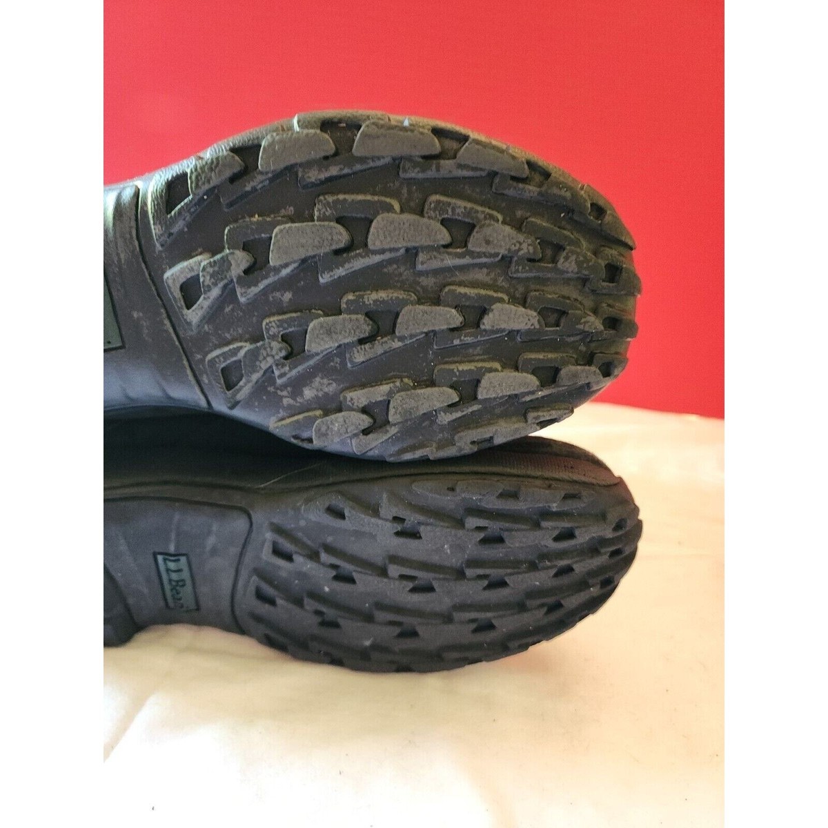 Ll Bean Black Ankle Boots Side Zipper Men display picture 2