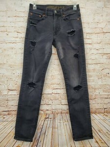 26x28 distressed flex eagle slim jeans level american
