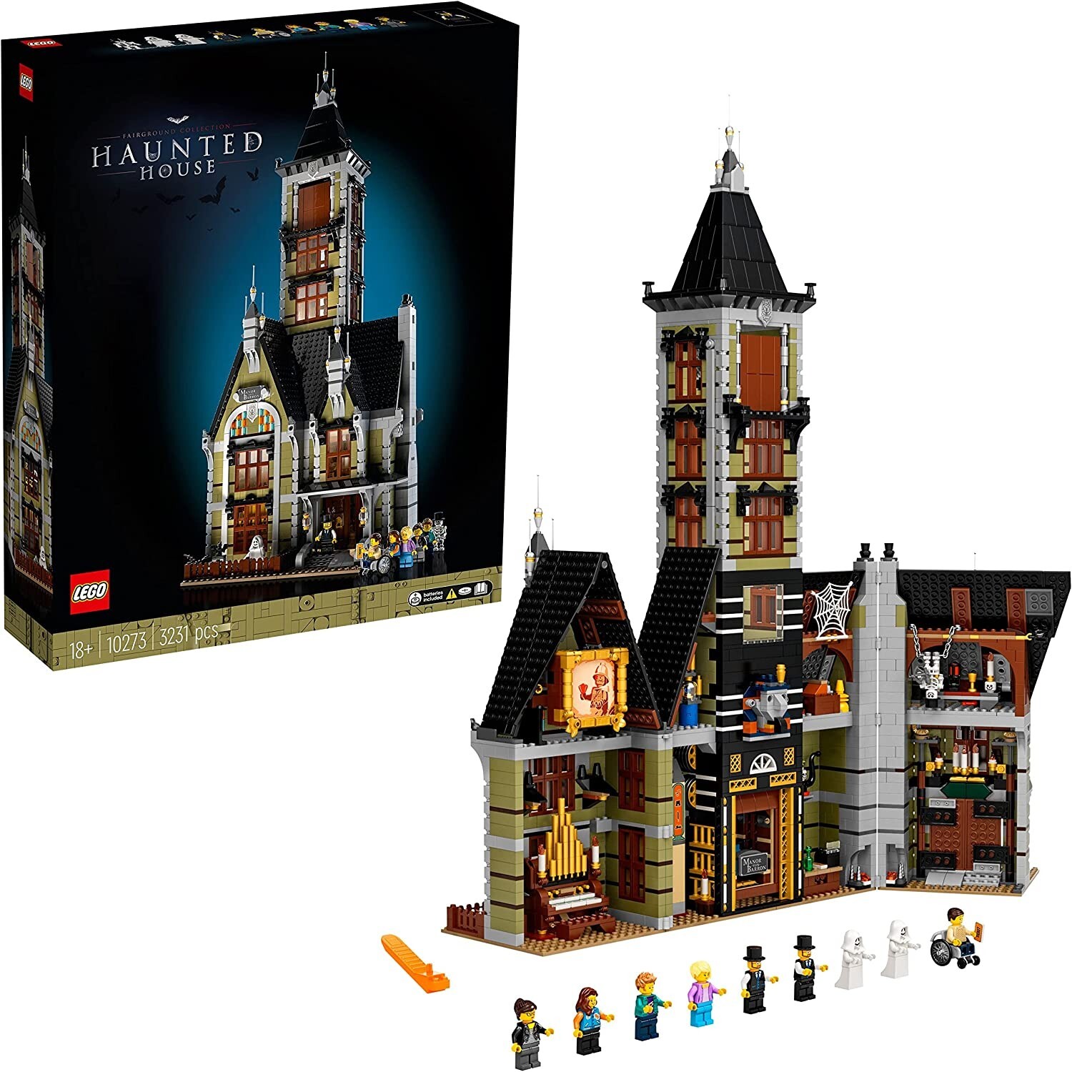 LEGO 10273 Maison Hantée Fête Foraine, le Cadeau de Noël Idéal