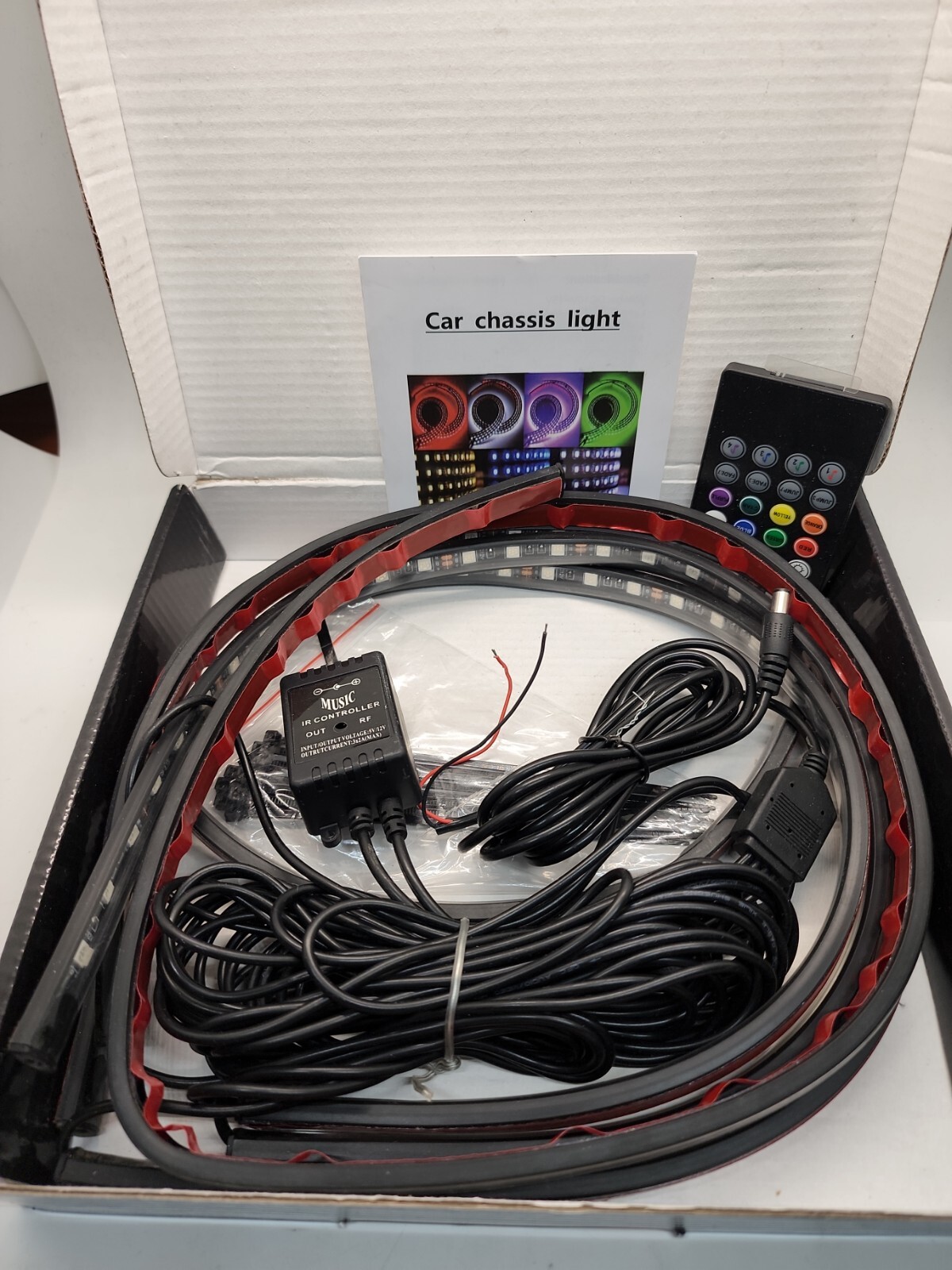 Colored Car Chassis Lamp Car Underglow LED Lights Remote Control | eBay