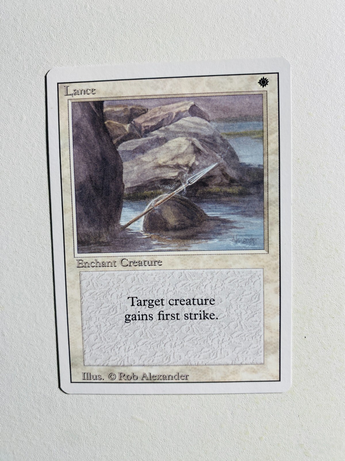 1X MTG MAGIC THE GATHERING LANCE NM-MT CARD