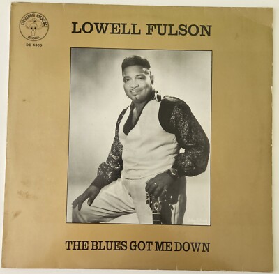 Lowell Fulson The Blues Got Me Down Vinyl 12'' LP Album Diving Duck Records EX/EX