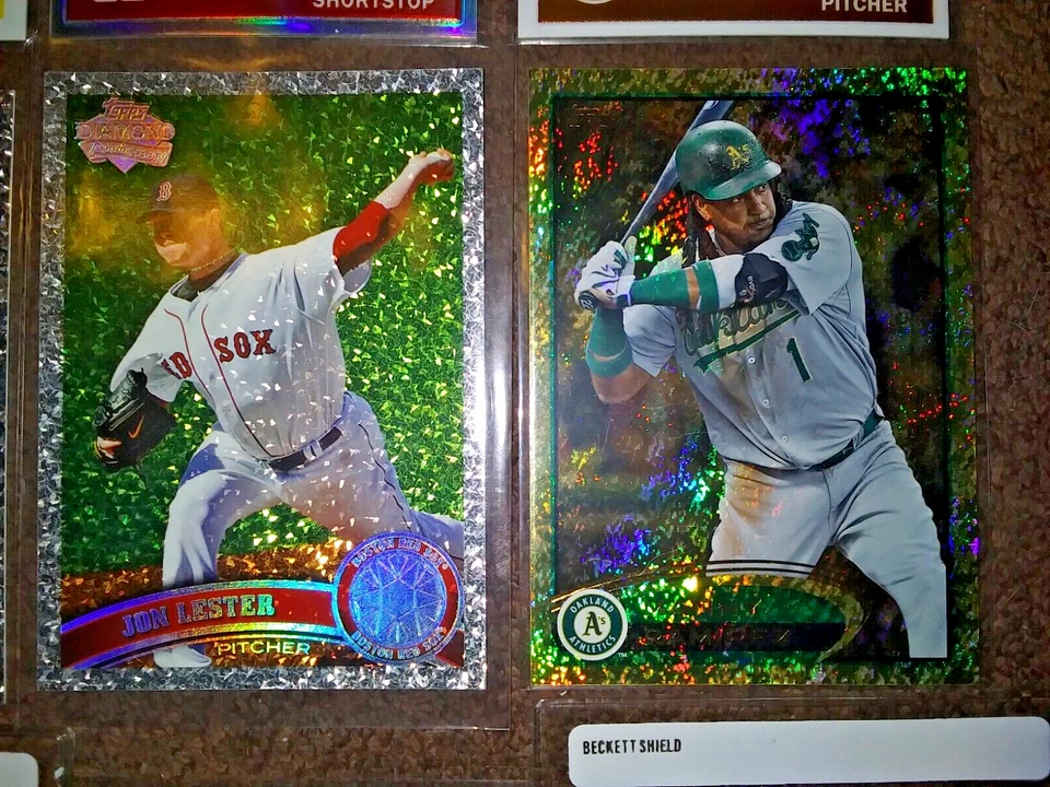 2007-'17 TOPPS MLB LOT OF 16: CHROME UPDATE HERITAGE TRIPLE THREADS SN#'S & MORE - Image 4 of 4