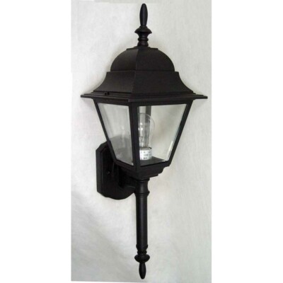Volume Lighting 1-Light Black Outdoor Wall Sconce, Black - V8310-5
