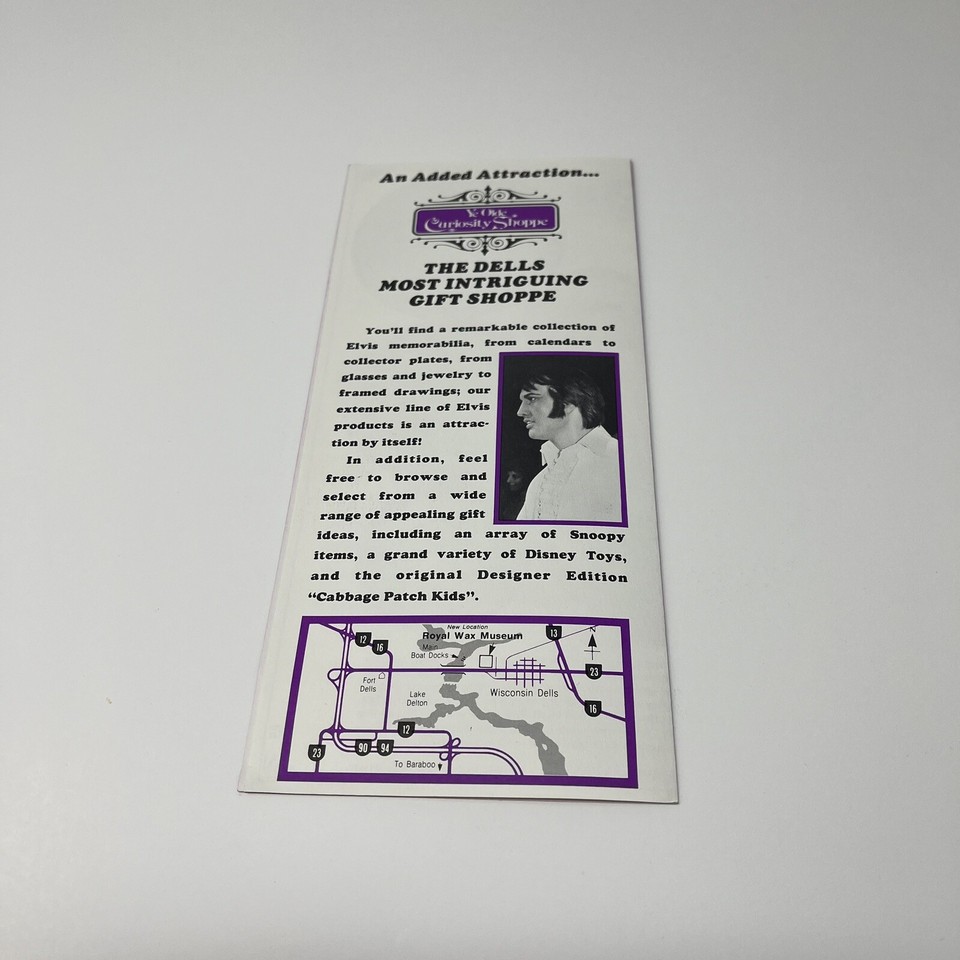 The Royal Wax Museum Wisconsin Dells WI Brochure Advertising eBay