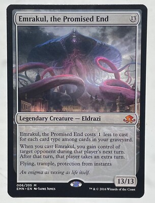 Emrakul, the Promised End Eldritch Moon Magic The Gathering Card