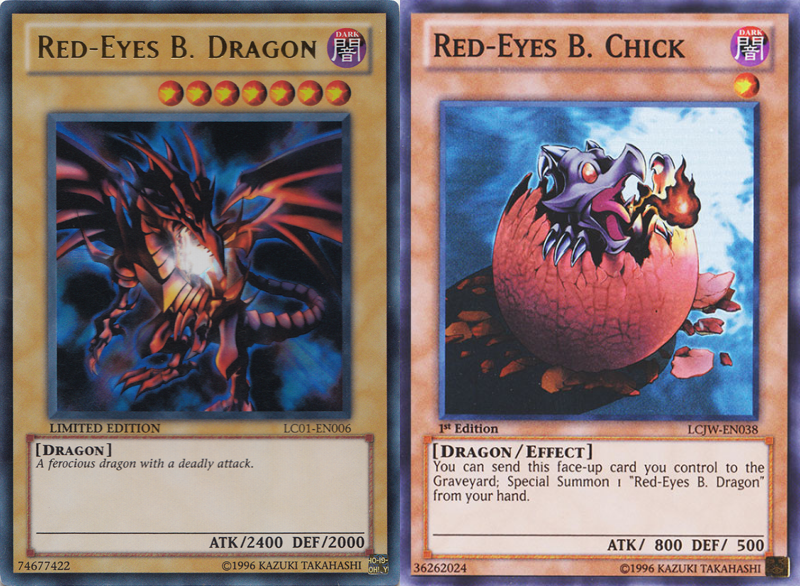 超美品　遊戯王　RED-EYES B.CHICK 英語 Red-Eyes B. Chick Card Profile : Official Yu-Gi-Oh! Site