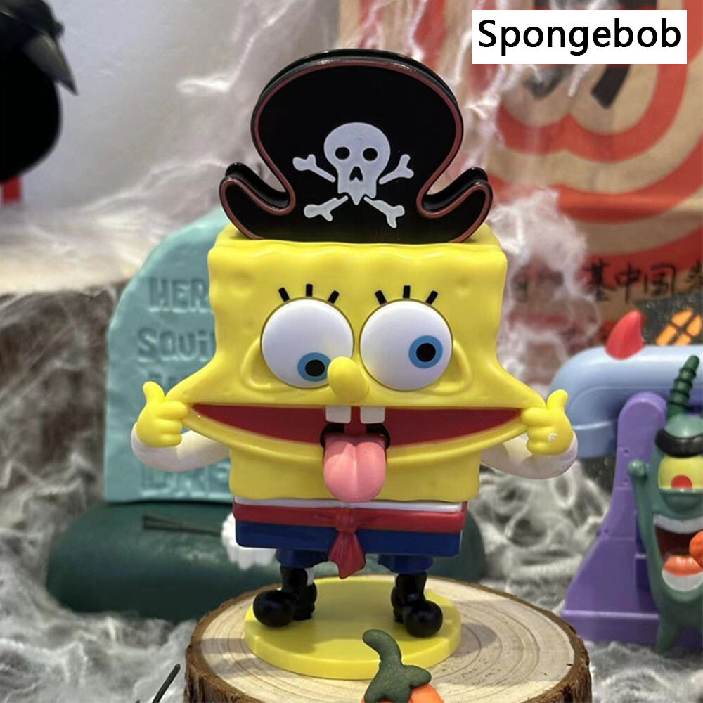 2024 KFC SpongeBob Character Halloween Happy Meal Toys Completed 5