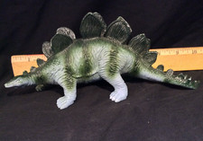 Blue Green Hard Plastic Dinosaur Stegosaurus 1997 CE Carnegie Collection 