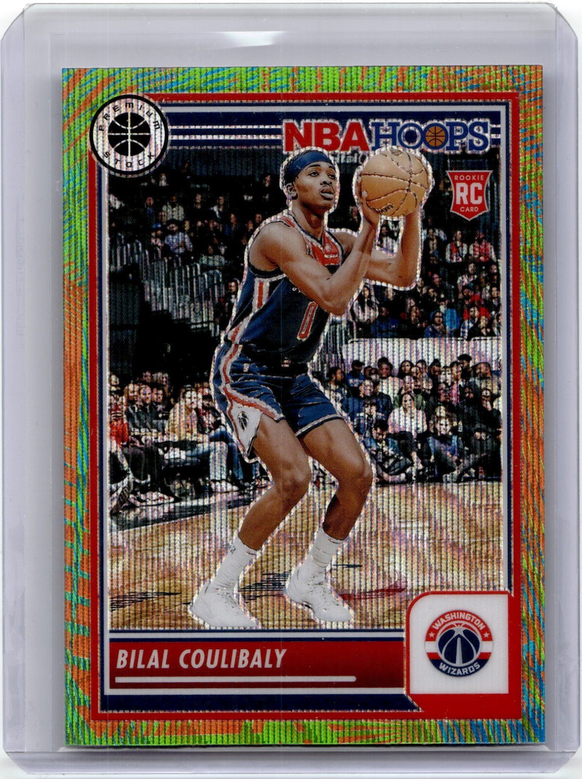 2023-24 Panini Hoops Premium Stock Multi Wave SSP - #175 Bilal Coulibaly (RC)