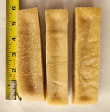 3 Chews Coconut Himalayan Yak Milk Bones Dog Chews for Dogs, 5" long