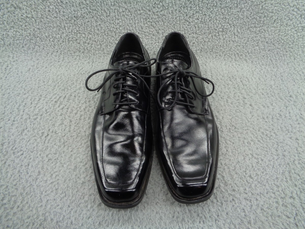 Stacy Adams Calhoun Men\'s Moc-Toe Black Leather Oxford Dress Shoes Size 12 Stacy Adams Dress Shoes Mens 13 M Calhoun Oxford Black  main image 2