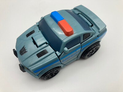  Transformers MOVIE CYBER SLAMMERS PATROL BARRICADE Figure Loose Hasbro 2006 