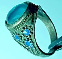 EXTREMELY ANCIENT SILVERED RING ROMAN RARE LEGIONARY ARTIFACT AUTHENTIC