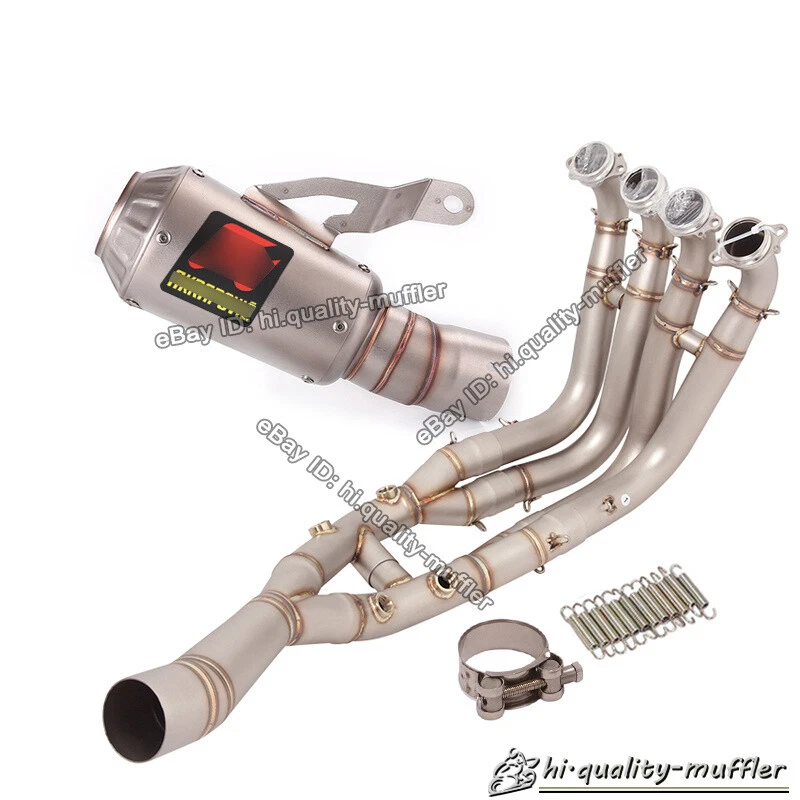 Slip On Exhaust System Link Pipe + Muffler Tail Escape For BMW S1000RR S1000R - Image 2 of 4