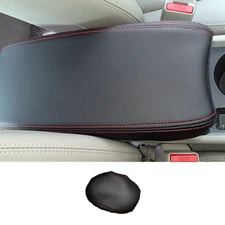 Leather Center Console Armrest Box Cover Pad Fit For Honda Civic 8th Gen 2006-11