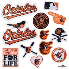 Baltimore Orioles Patch, Baseball Team Logo, Embroidered Sports Patches Iron