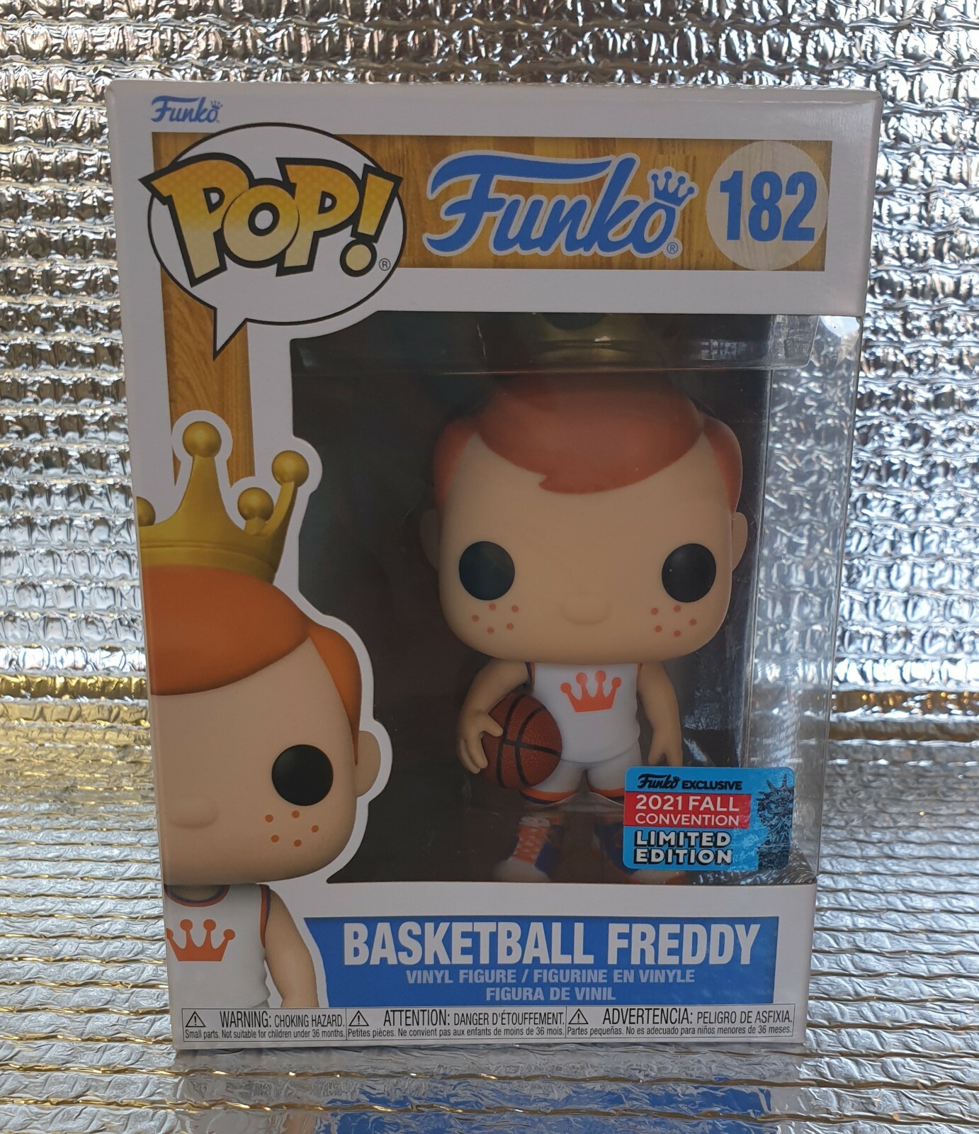 Funko Pop Baloncesto Freddy #182 - Convención De Otoño 2021 Exclusivo Protector Inc