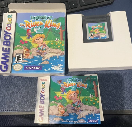 Legend Of The River King 2 (Nintendo Game Boy Color) GBC, Natsume, Complete