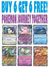 2025 Pokemon Scarlet & Violet JOURNEY TOGETHER (BUY 6 GET 6 FREE) You Pick