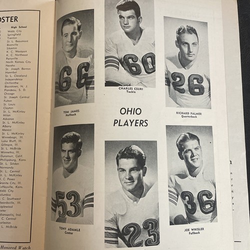 1946 Ohio State vs. Missouri Football Program - Picture 7 of 12