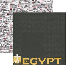 EGYPT country DS Scrapbook Paper - Reminisce PSP023