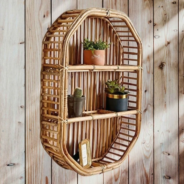 Bamboo on sale wall unit