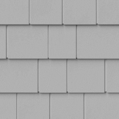 Shake 16.6 In. X 47 In. Np Northern Perfection Polymer Siding In Heritage Gray (