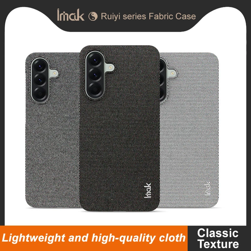 Funda de teléfono IMAK para Samsung Galaxy A56 5G textura tela mate cubierta de tela táctil Foto 2 de 4